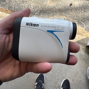 Nikon COOLSHOT 20 Rangefinder in White, Black and Blue Accent